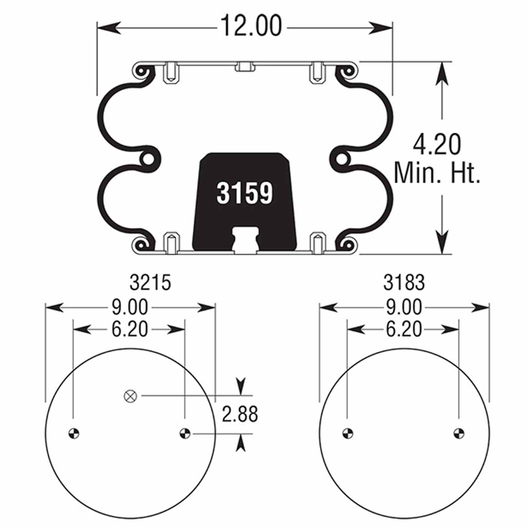 PULMÓN DE LEVANTE DOBLE CÁMARA 7400 REMOLQUE - Image 4