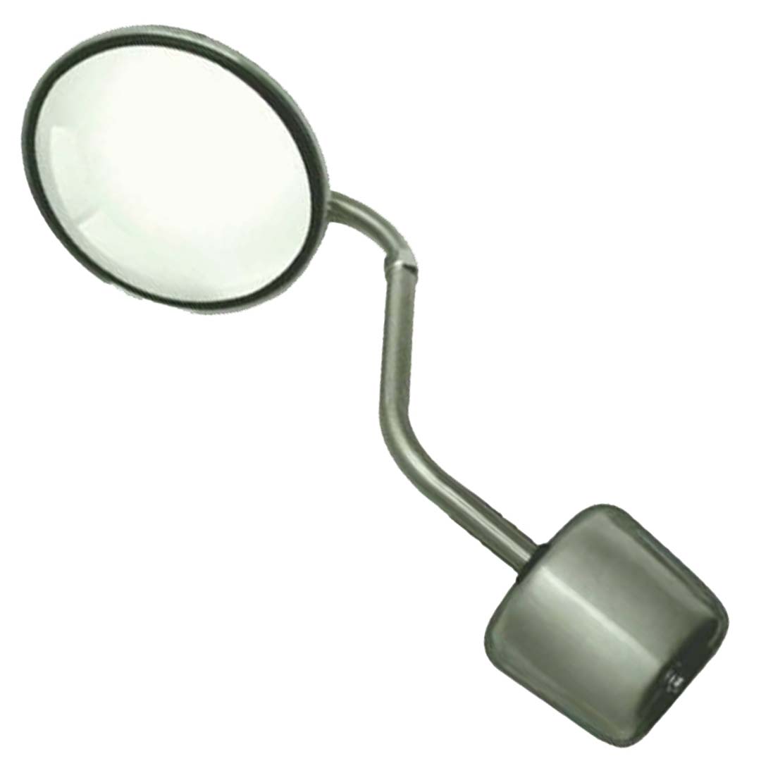 ESPEJO 8" ULTRAPANORÁMICO CON SOPORTE ACERO INOXIDABLE