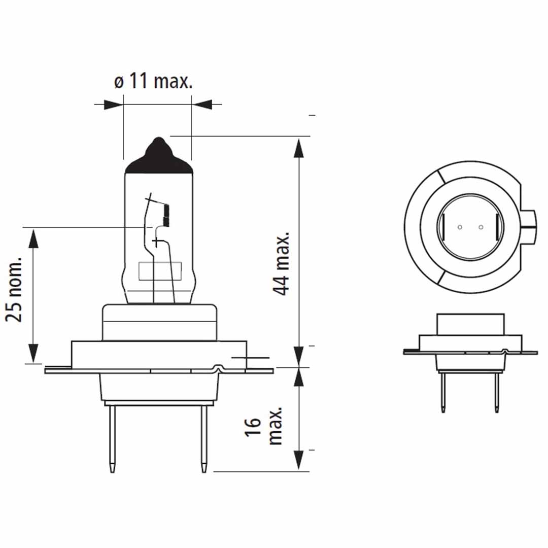 AMPOLLETA HALÓGENA H7 12V 55W NARVA - Image 3