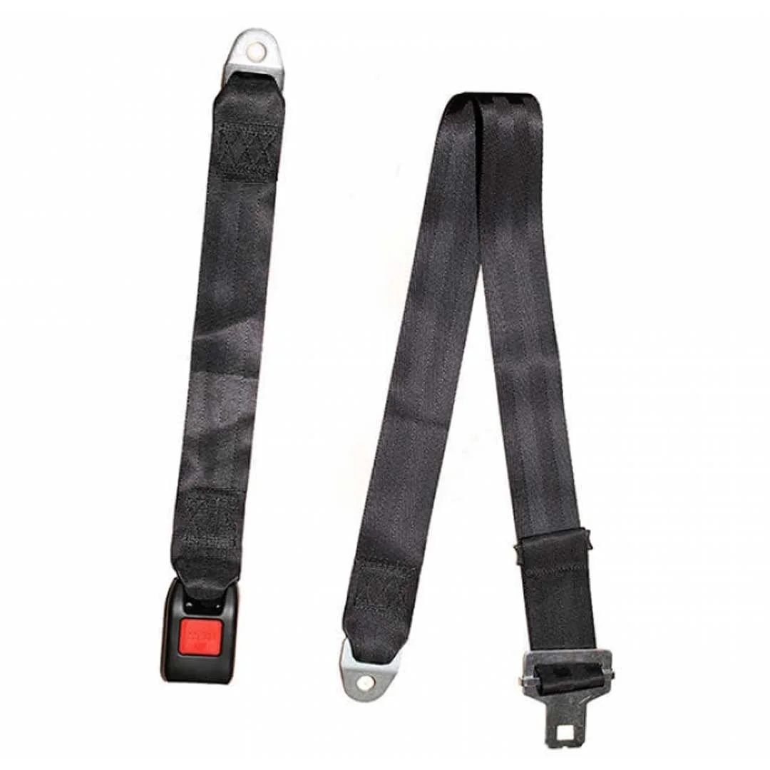 CINTURÓN DE SEGURIDAD UNIVERSAL 2 PUNTAS FIJO