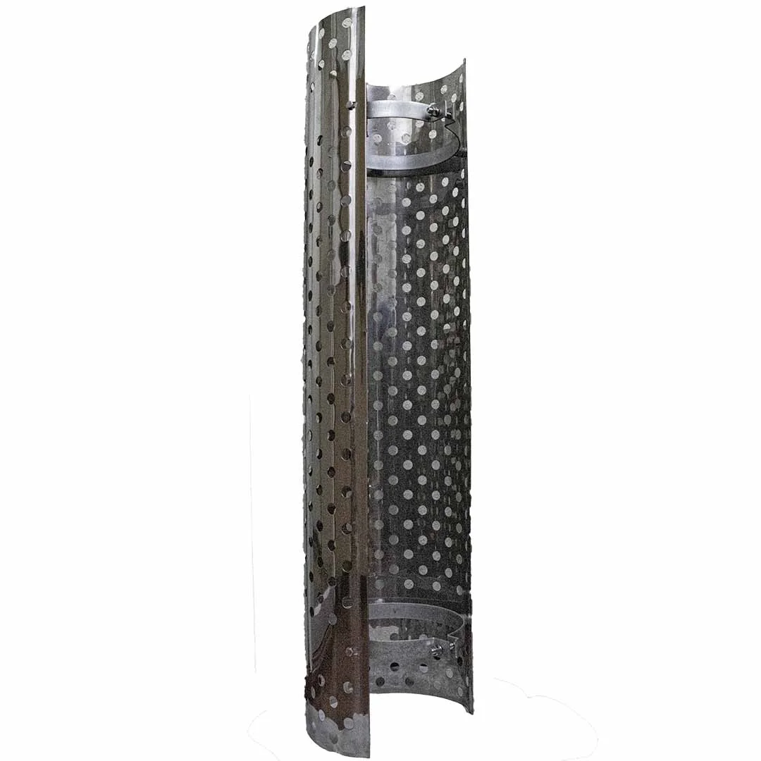 PROTECTOR CROMADO SILENCIADOR CON ABRAZADERAS