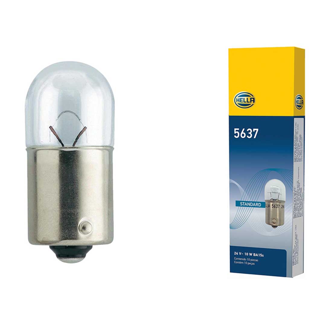 AMPOLLETA GLOBO CHICO 24V 10W HELLA