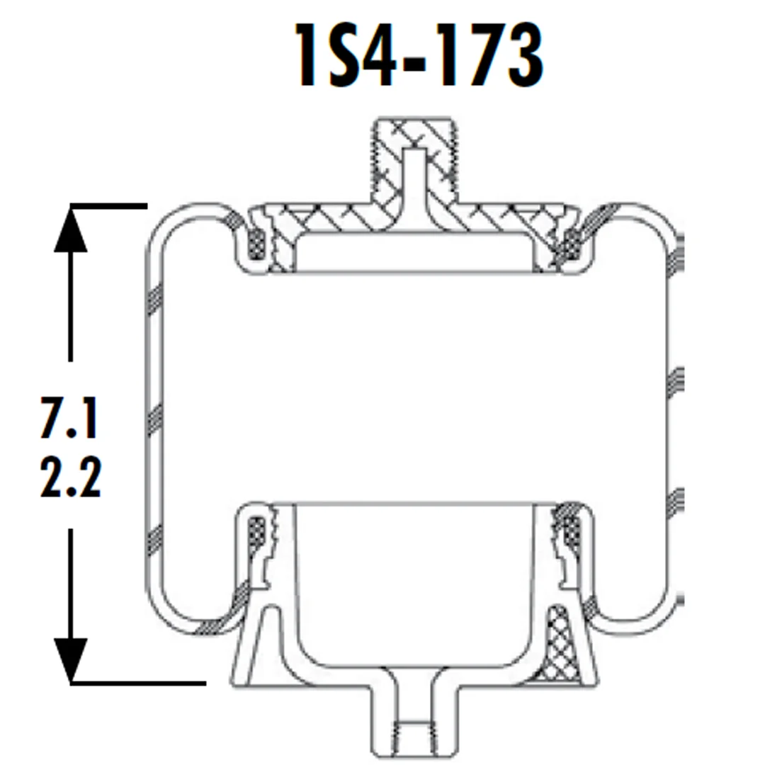 PULMON DE CABINA CAMION MACK 1S4-173 GOODYEAR - Image 2