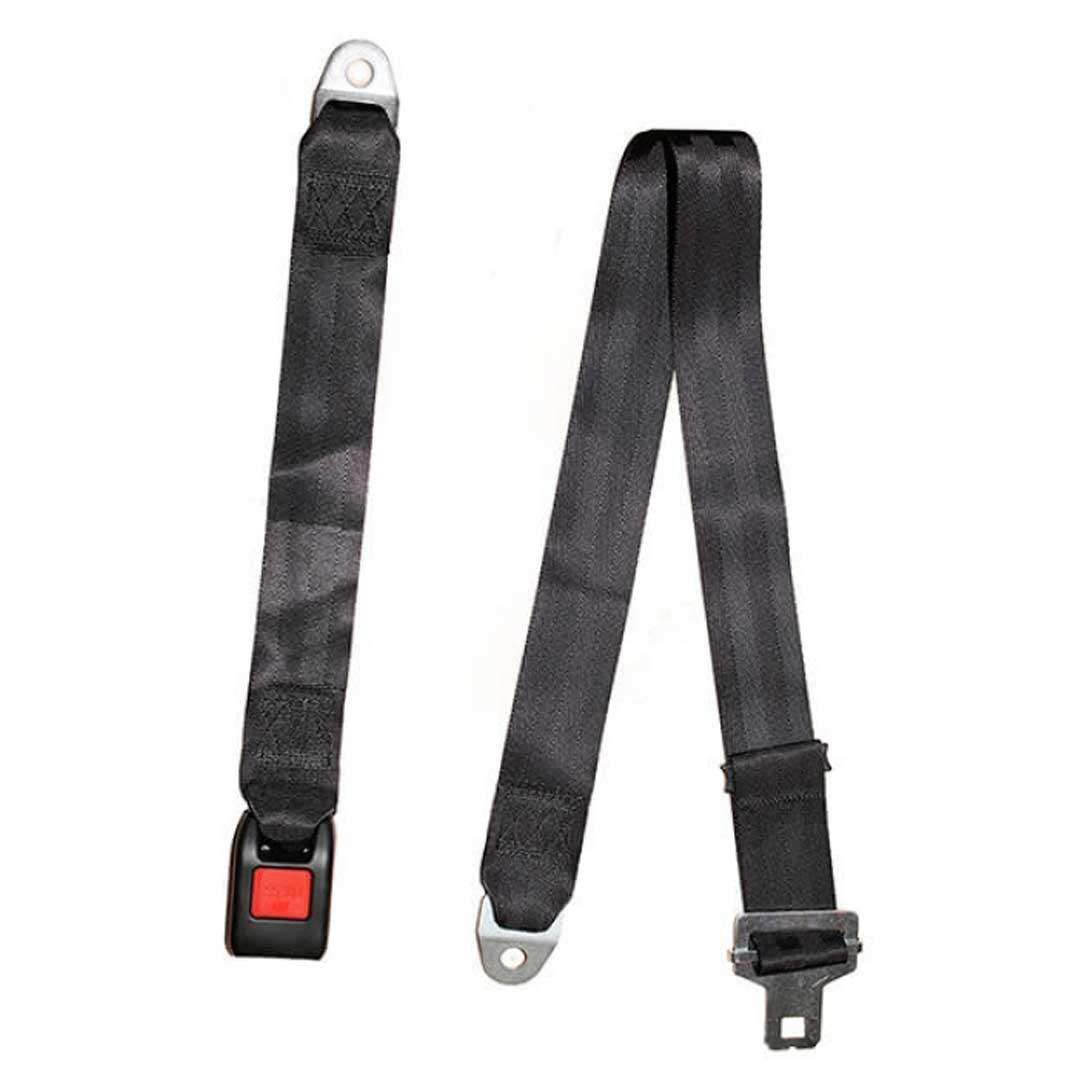 CINTURÓN DE SEGURIDAD UNIVERSAL 2 PUNTAS FIJO