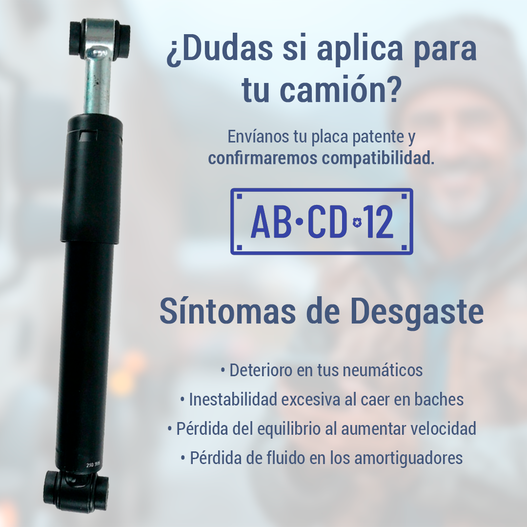 AMORTIGUADOR DE CABINA MERCEDES BENZ CB0097 SORL - Image 2