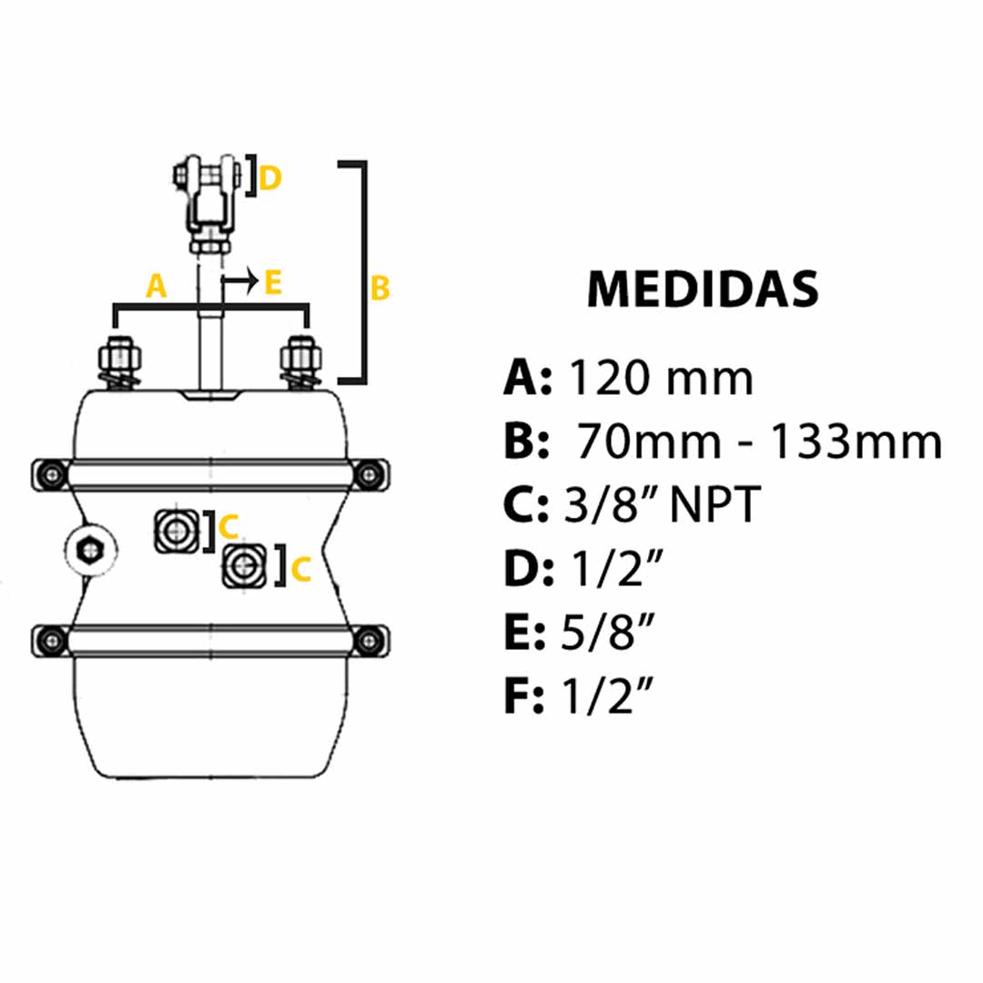 PULMON DE FRENO MAXI 30/30 SORL - Image 2