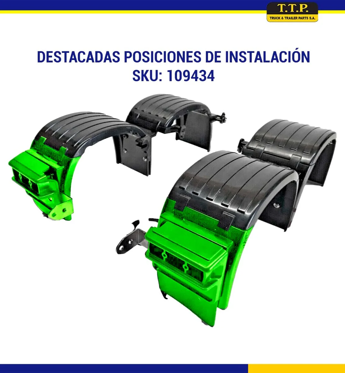 GUARDAFANGO TRASERO CON VISERA VOLVO Y RENAULT - Image 2