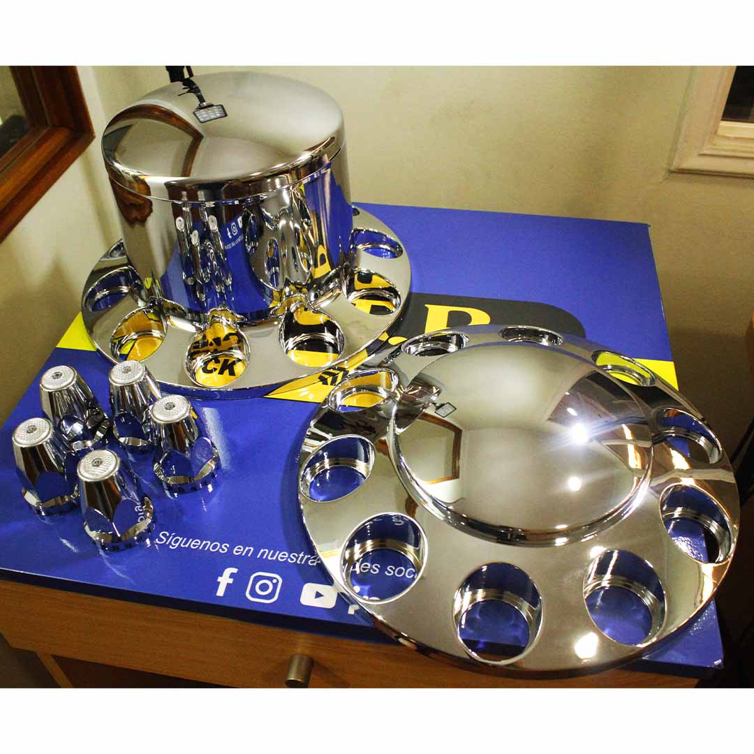 TAPA PERNO CROMADO 32 Y 33MM JUEGO 10 PIEZAS
ENROSCADO - Image 5