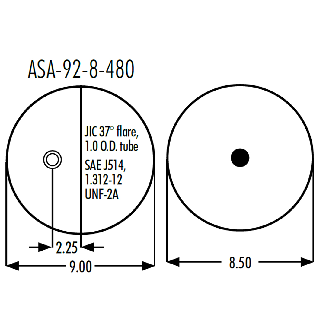 PULMON DE SUSPENSION 1T15LA-0 KENWORTH 1R11-268 SPRINGRIDE - Image 5