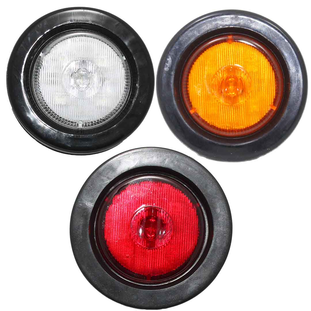 FOCO TROCHA LED MV 2” AMBAR, ROJO O BLANCO