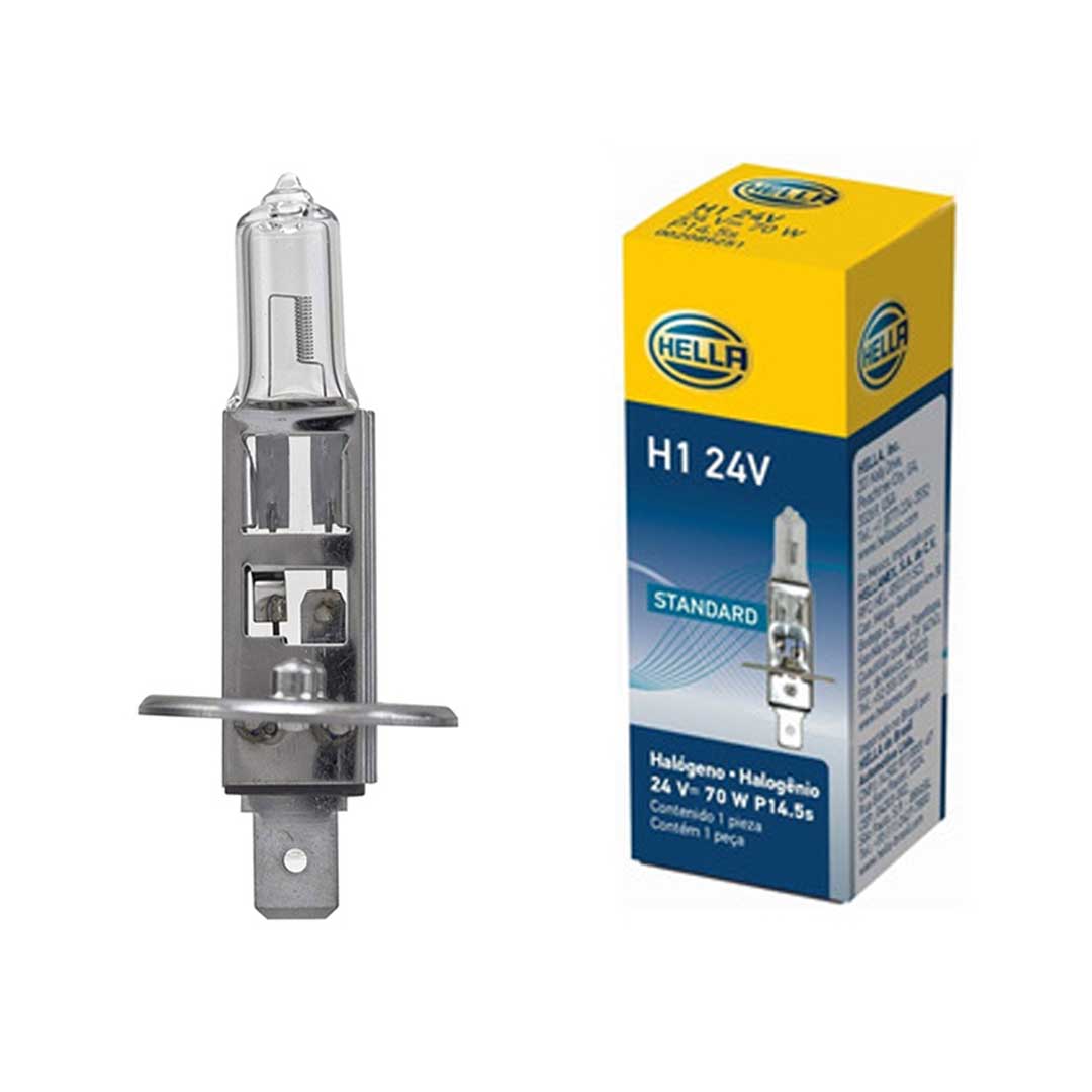 AMPOLLETA HALÓGENA H1 24V 70W HELLA