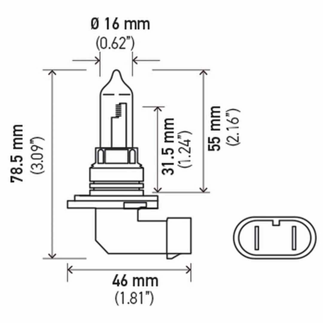 AMPOLLETA HALÓGENA HB3 9005 12V 65W HELLA - Image 3
