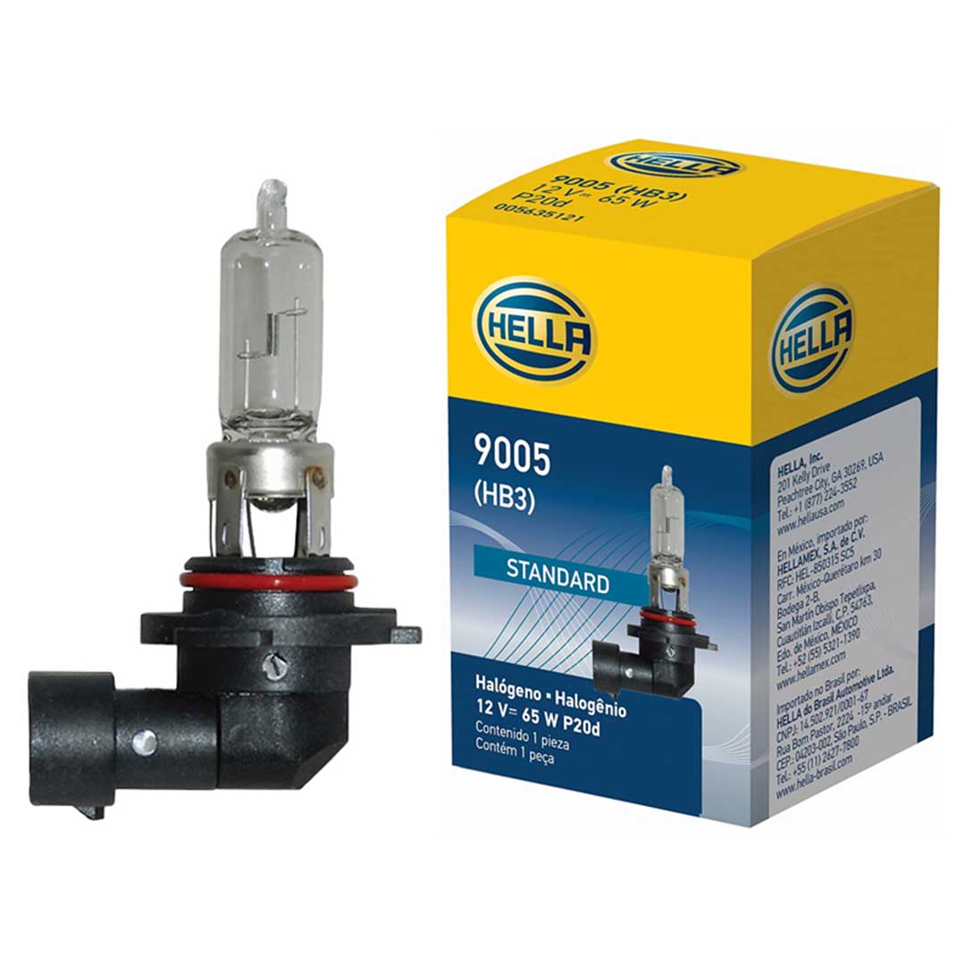 AMPOLLETA HALÓGENA HB3 9005 12V 65W HELLA