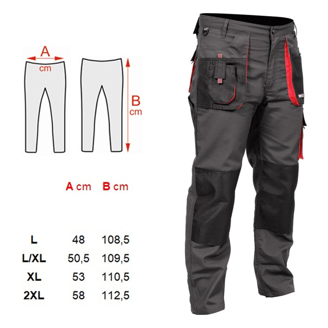 PANTALON PARA TRABAJO PROFESIONAL PESADO YATO - Image 7
