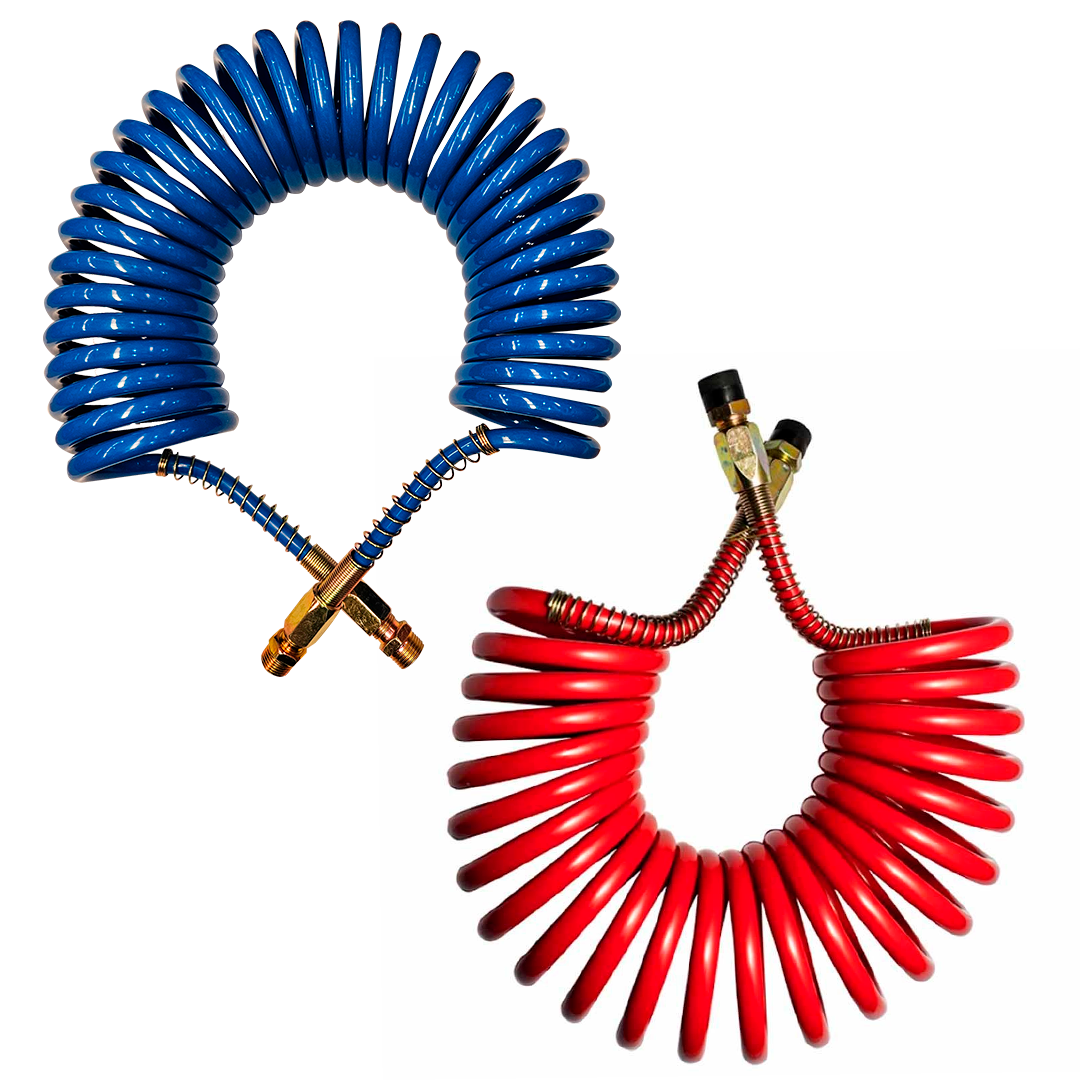 MANGUERA ESPIRAL  AZUL O ROJO ½"