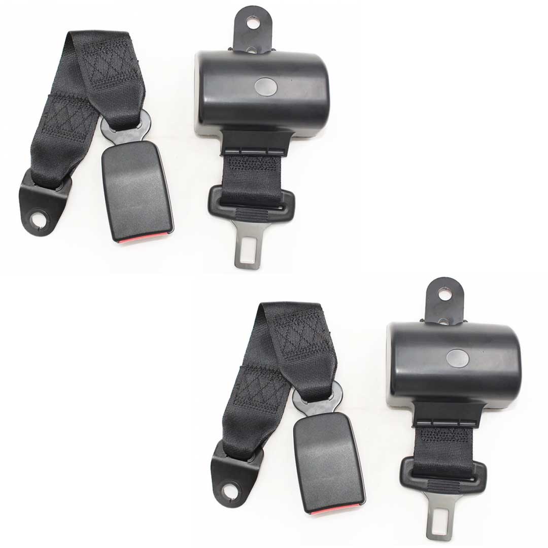 PACK 2 CINTURÓN DE SEGURIDAD RETRÁCTIL 2 PUNTAS