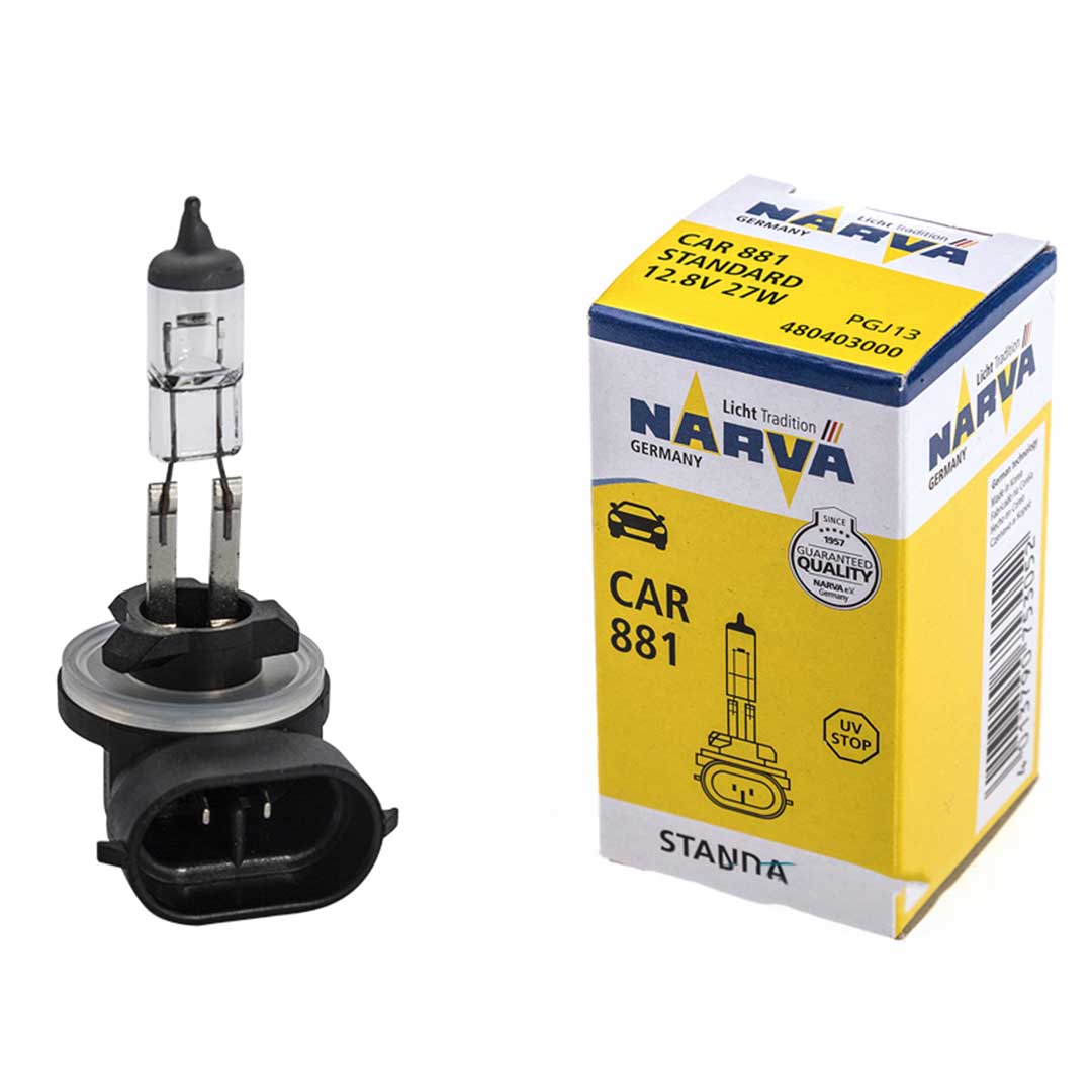 AMPOLLETA HALÓGENA H27 12V 27W NARVA