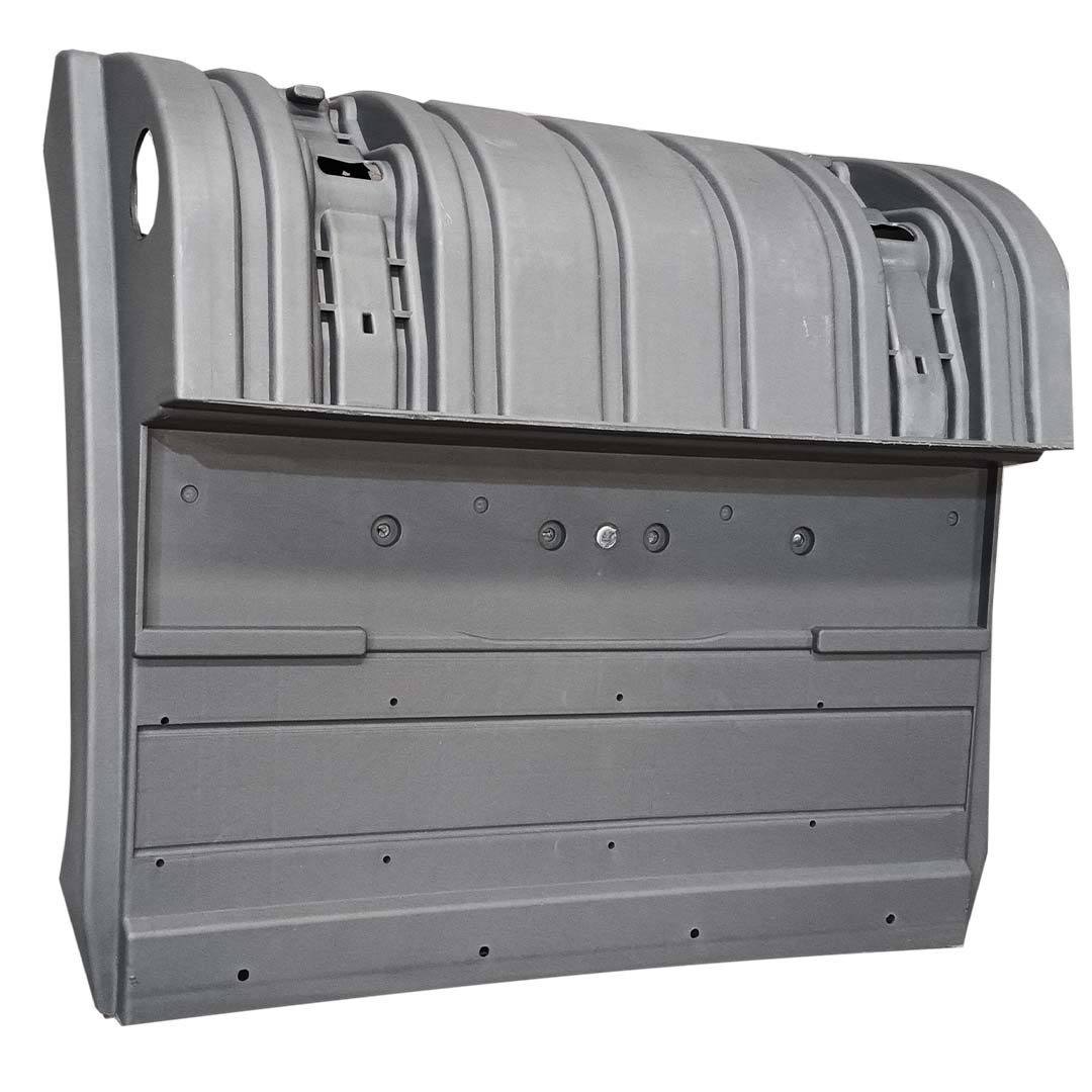 GUARDAFANGO TRASERO CON VISERA MERCEDES BENZ IZQUIERDO