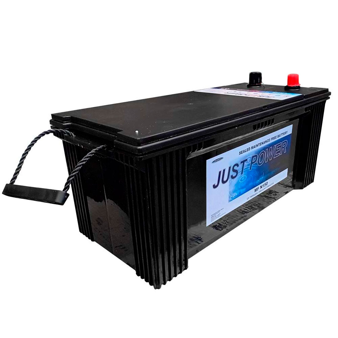 BATERIA 12V 150 AMP 1000 CCA BORNE ESTANDAR + IZQ JUST POWER