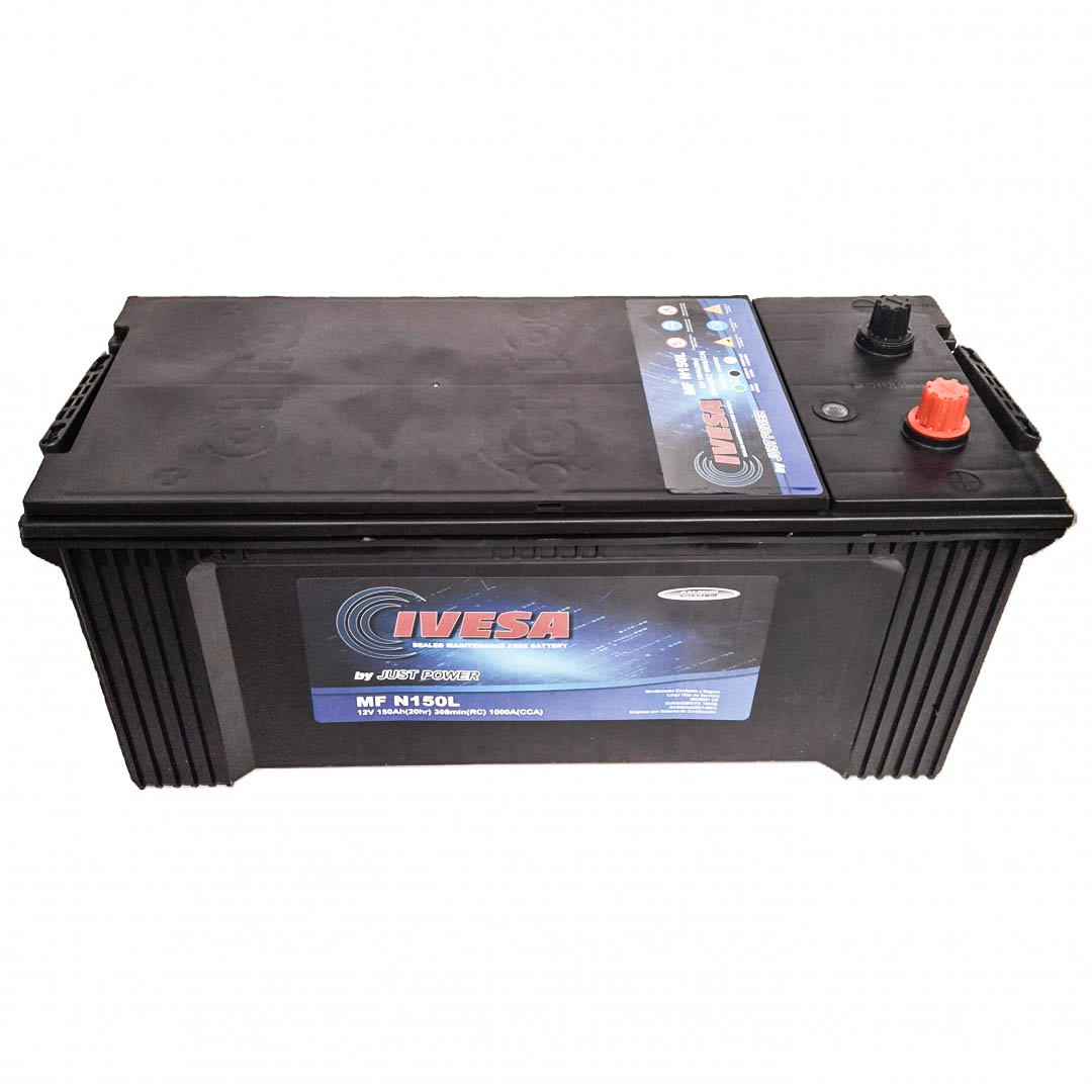 BATERIA 12V 150 AMP 1000 CCA BORNE ESTANDAR + IZQ JUST POWER - Image 2