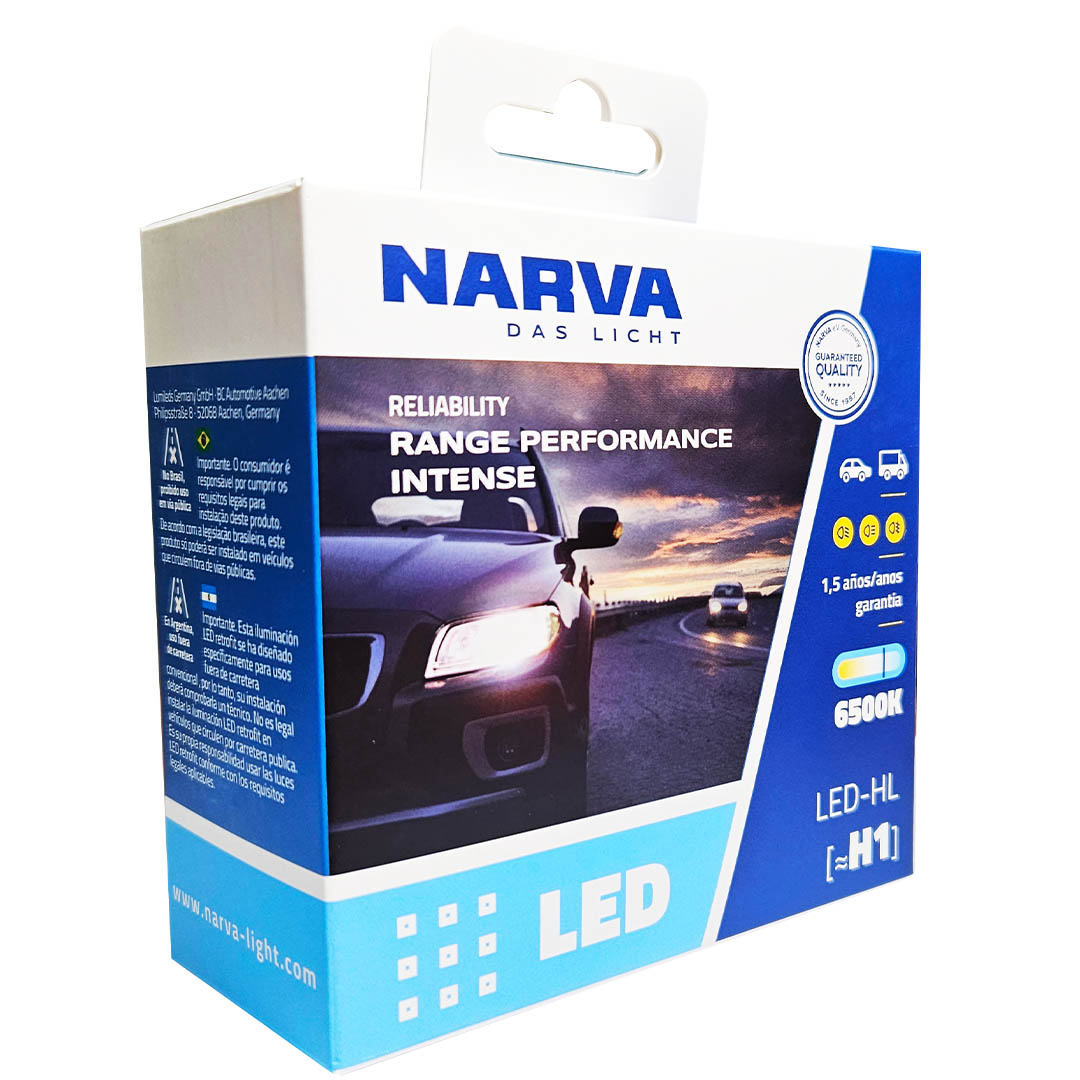 KIT AMPOLLETAS LED H1 12-24V 19W NARVA