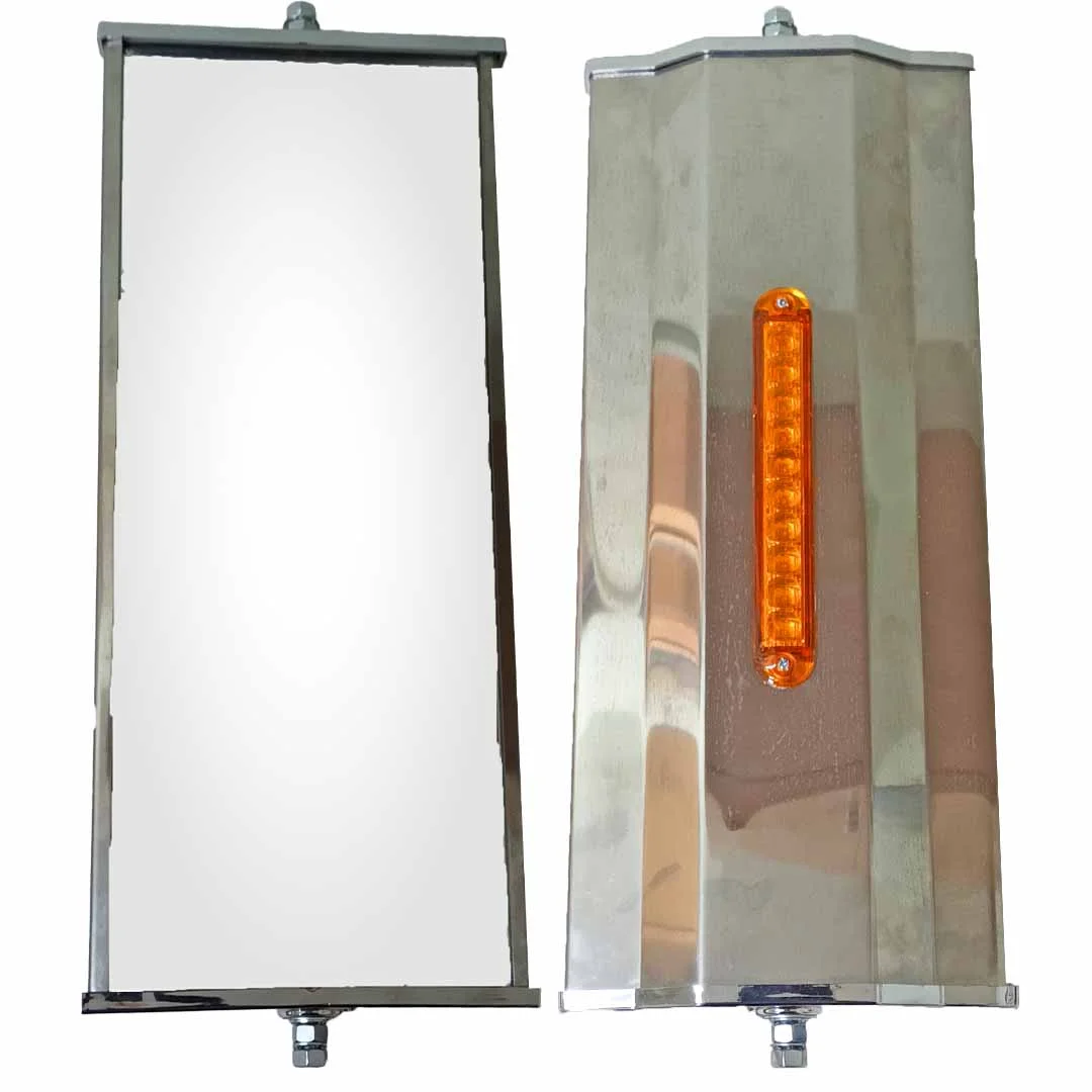 ESPEJO RECTANGULAR CON INTERMITENTE CAMION AMERICANO
