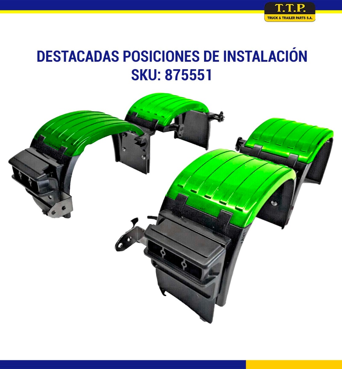 GUARDAFANGO TRASERO SUPERIOR DAF XF/CF - Image 2