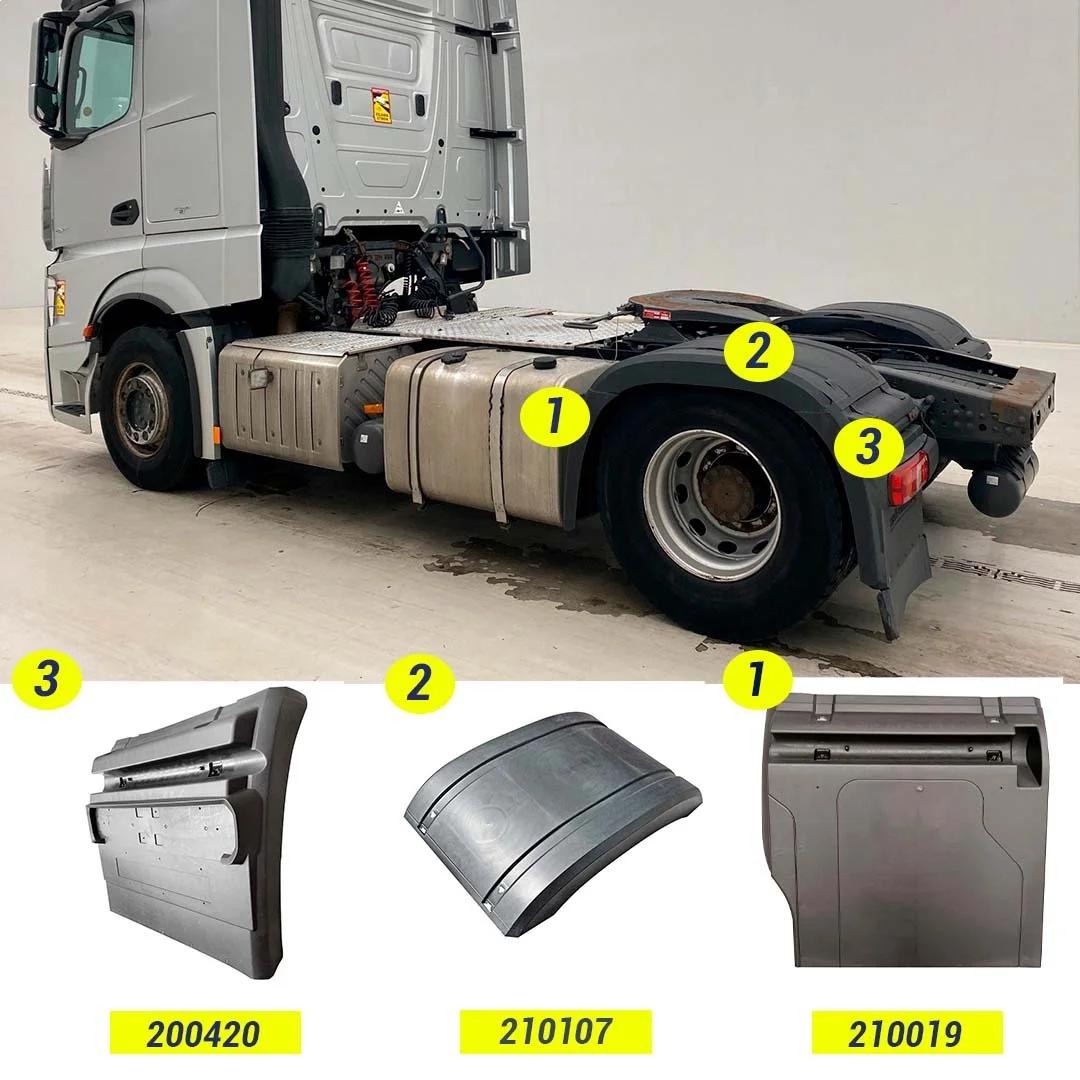 GUARDAFANGO TRASERO FRONTAL MERCEDES BENZ NEW ACTROS A9605200019 - Image 4