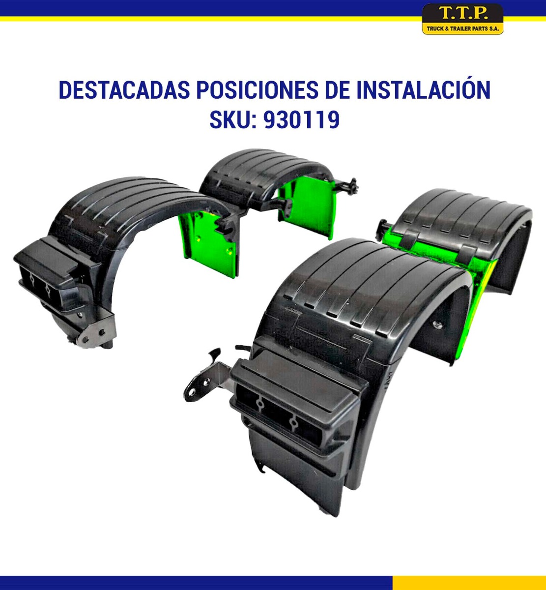 GUARDAFANGO TRASERO FRONTAL MERCEDES BENZ A9305200119 - Image 2