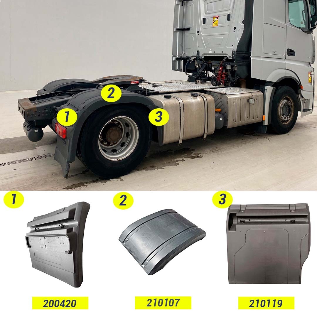 GUARDAFANGO TRASERO SUPERIOR MERCEDES BENZ NEW ACTROS - Image 5