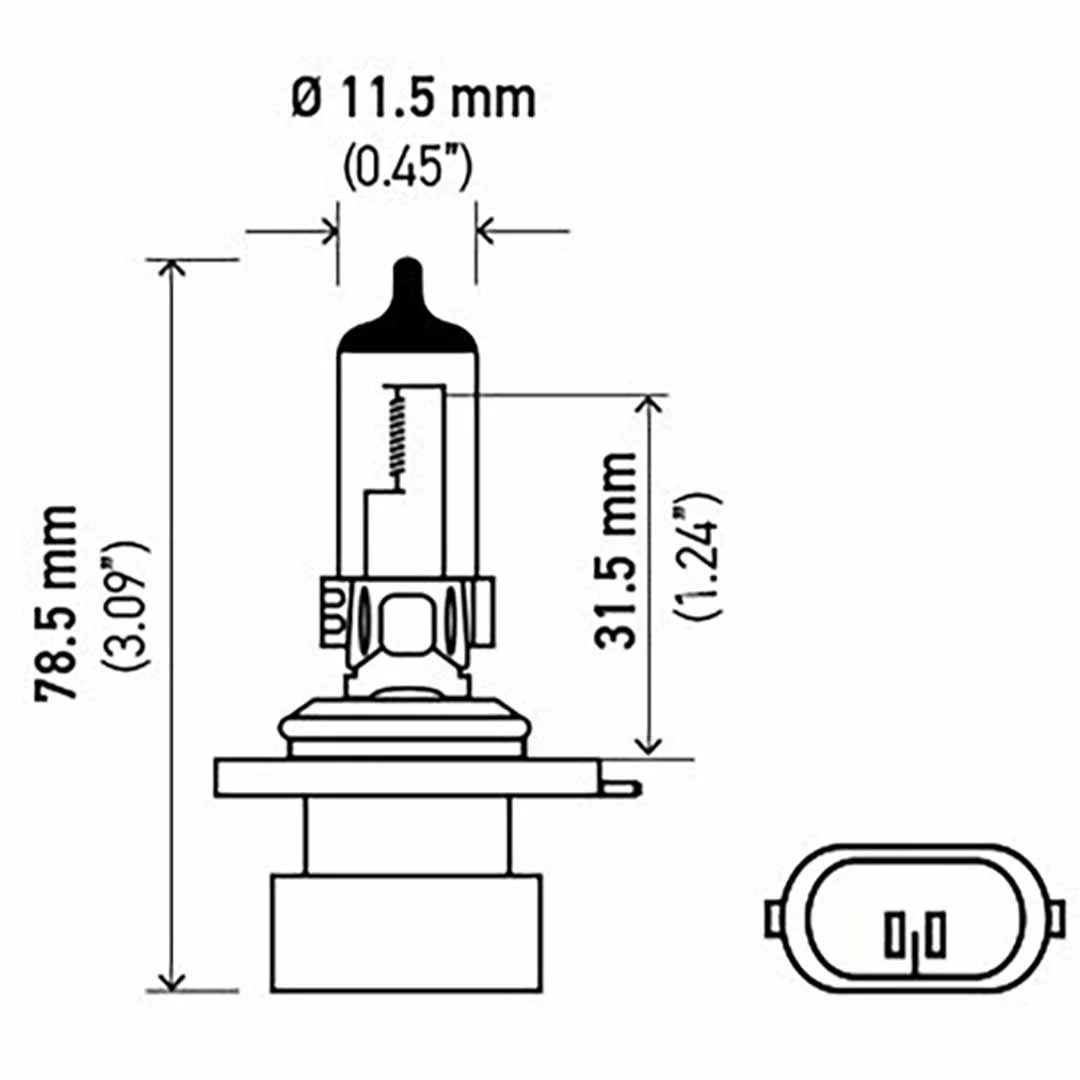 AMPOLLETA HALÓGENA HB4A 9006 XS 12V 55W HELLA - Image 3