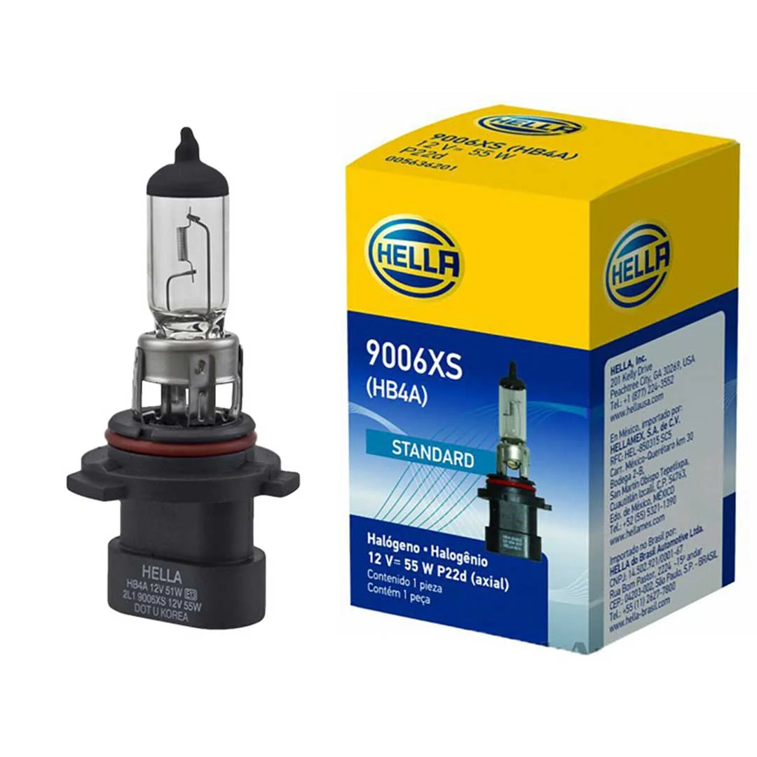 AMPOLLETA HALÓGENA HB4A 9006 XS 12V 55W HELLA