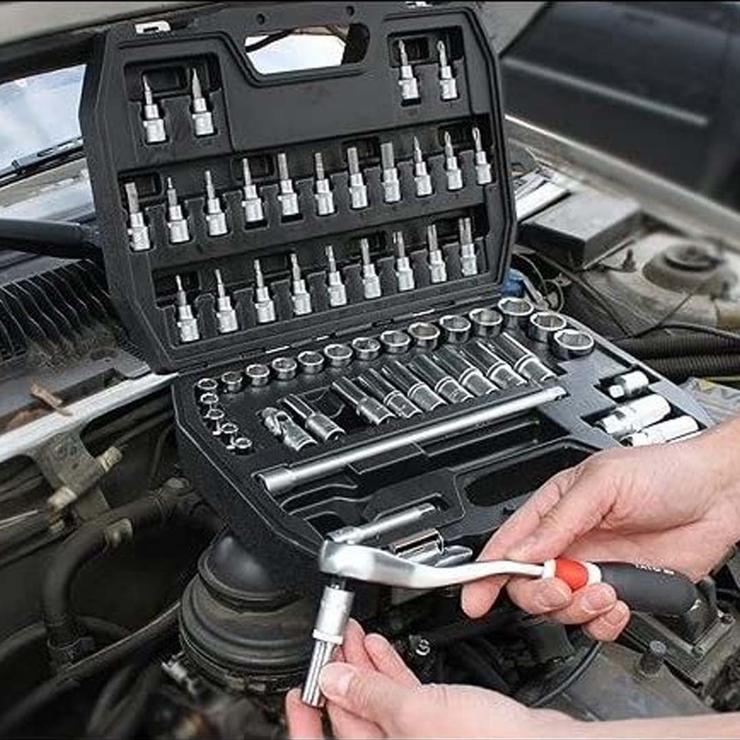 CAJA SET DE DADOS 3/8" 58 PIEZAS YATO - Image 3