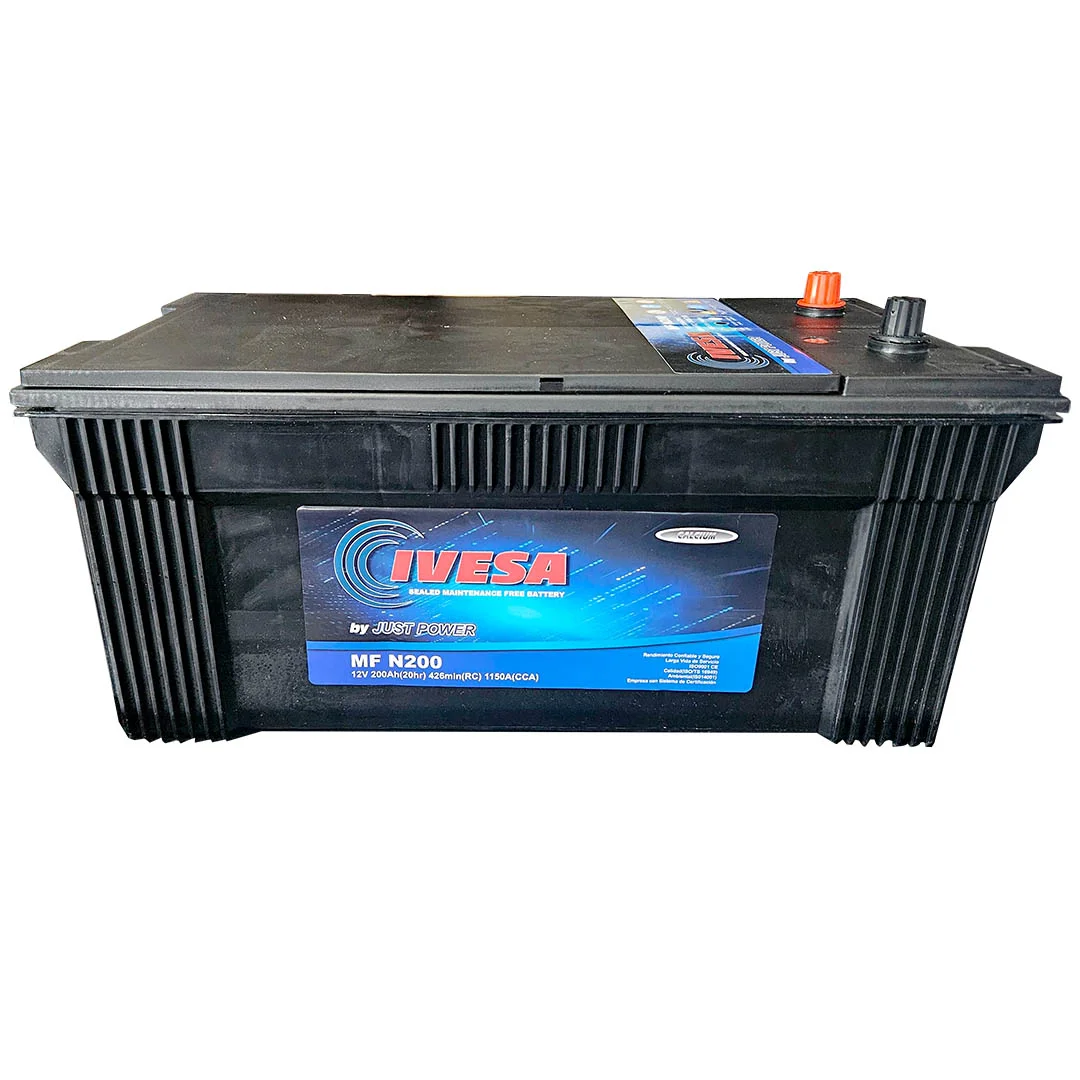 BATERIA 12V 200 AH 1150 CCA BORNE ESTANDAR + DER IVESA - Image 2