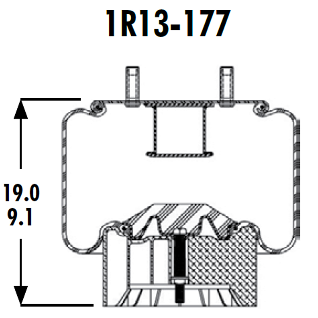 PULMON DE SUSPENSION 1T17CA-6,5 1R13-177 SPRINGRIDE - Image 4