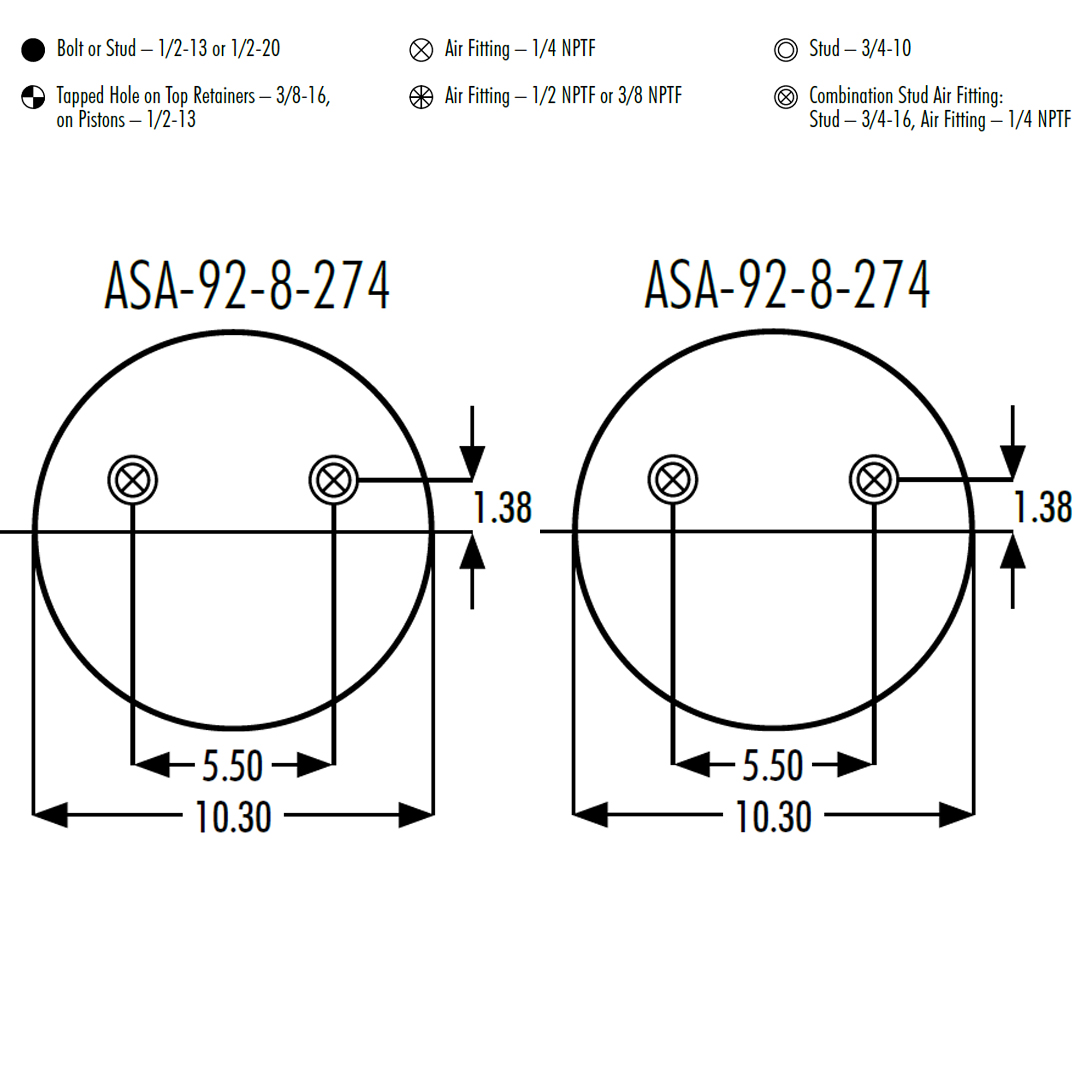 PULMON DE SUSPENSION 1T17CA-6,5 1R13-177 SPRINGRIDE - Image 5
