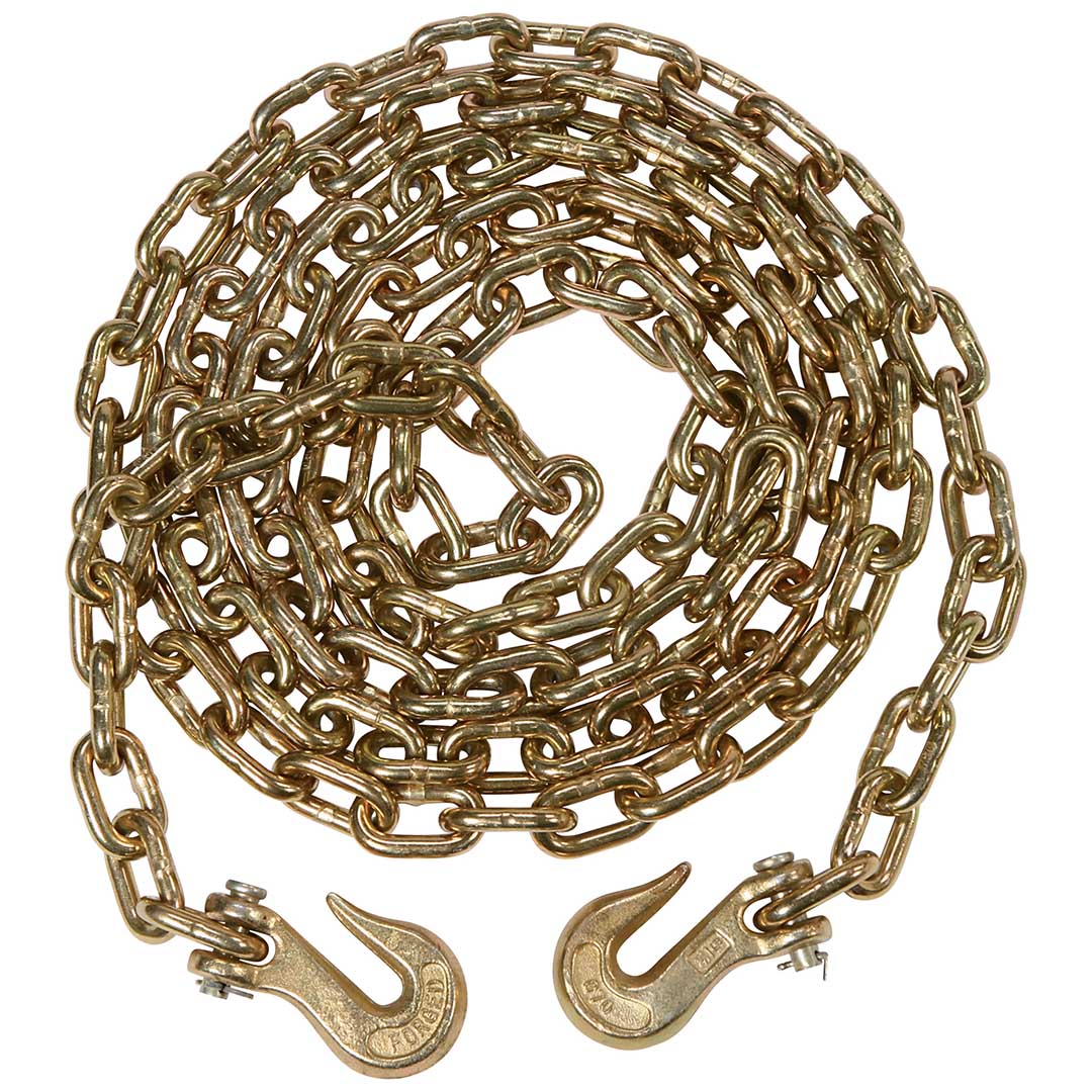 CADENA AMARRE CARGA 3/8" CON GANCHO 6 MTS